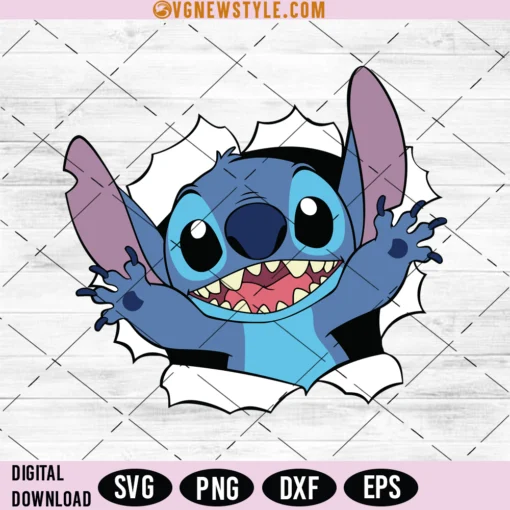 Disney Stitch Svg