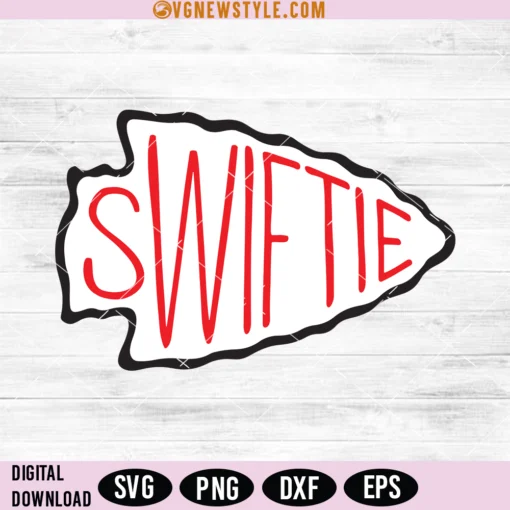 Swiftie Chiefs Arrowhead Svg