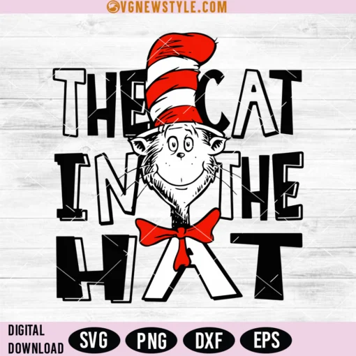 The Cat In The Hat Svg