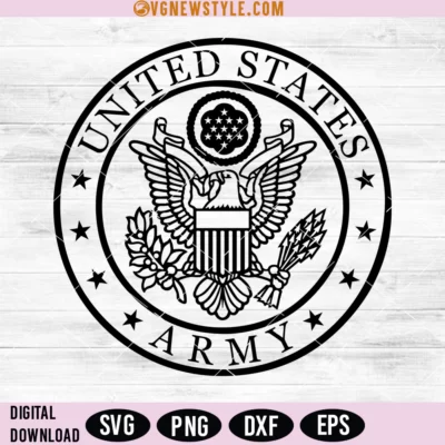 United States Army Seal Svg