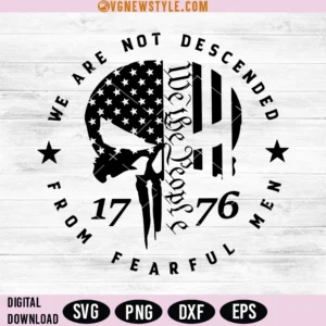 We Are the People 1776 Svg