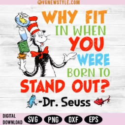 Stand out Dr Seuss Svg
