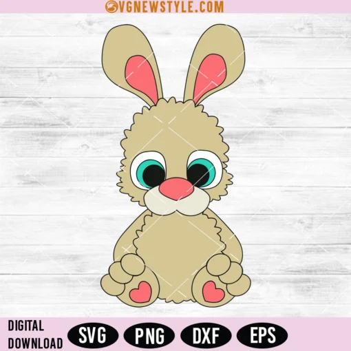 Chubby Baby Bunny Svg