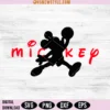 Mickey Mouse Basketball Svg