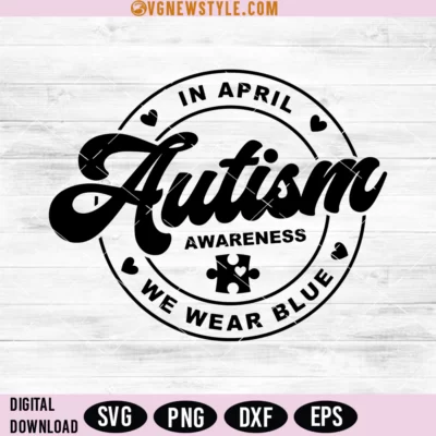 Autism awareness Svg