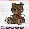 Beaten Teddy Bear Svg