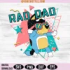 Bluey Rad Dad Svg