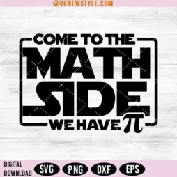 Come to the Math Side we have PI Svg