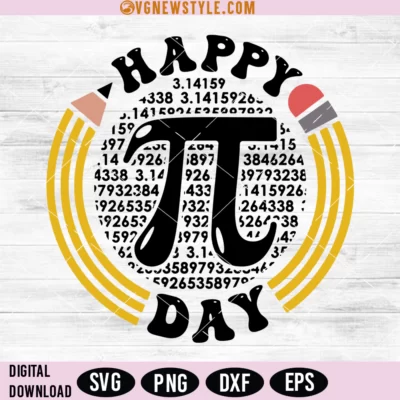 Happy Pi Day Svg Png