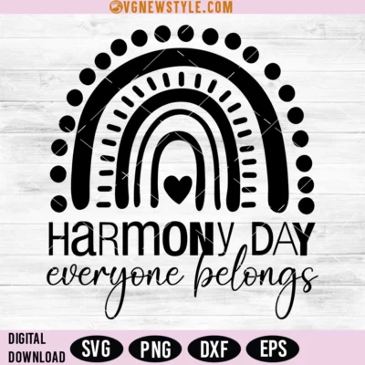 Harmony Day Rainbow SVG