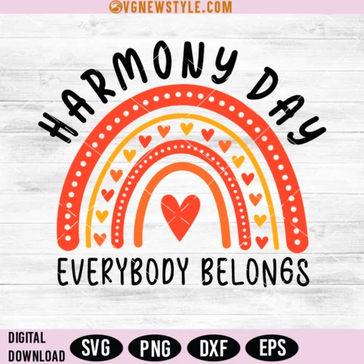 Harmony Day Svg