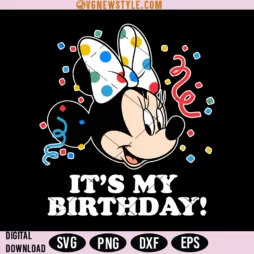 It's My Birthday Mouse Svg