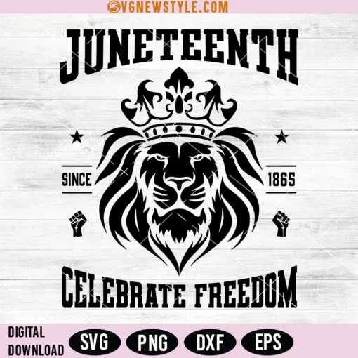 Juneteenth Celebrate Freedom SVG