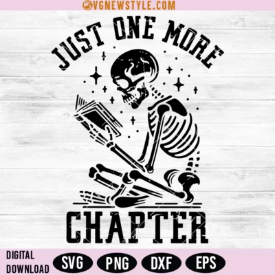 Just One More Chapter SVG