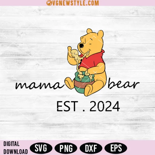 Mama Bear Svg