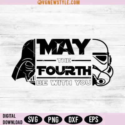 Star Wars Day May Fourth SVG