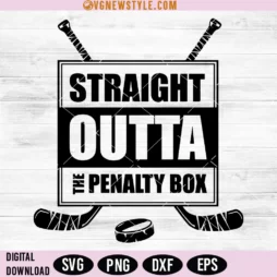 Straight Outta The Penalty Box Svg