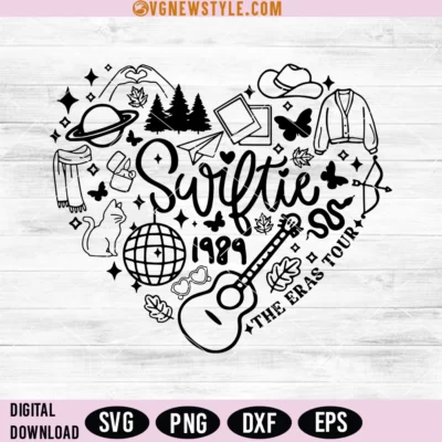 Swiftie Heart Svg