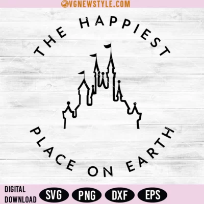 The Happiest Place On Earth Svg