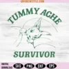 Tummy Ache Survivor Svg