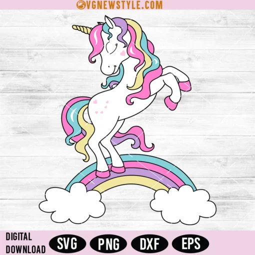 Magical unicorn Svg