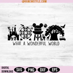 What a Wonderful World Svg