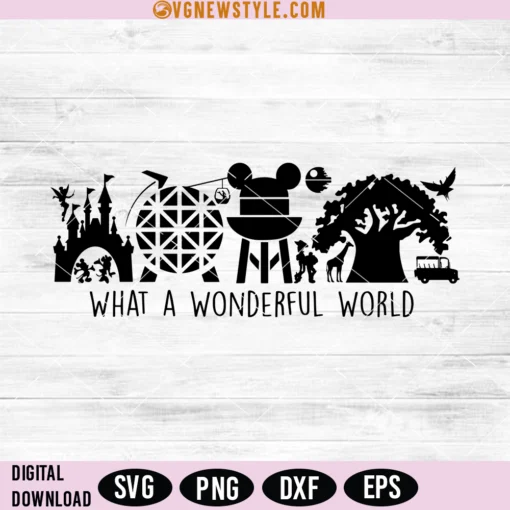 What a Wonderful World Svg