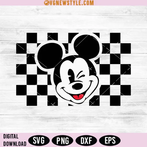 Winking Mouse Svg