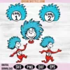 Thing 1 and Thing 2 Svg Bundle