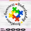 Autism Awareness Understanding And Acceptance SVG