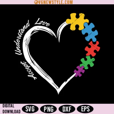 Autism Heart SVG