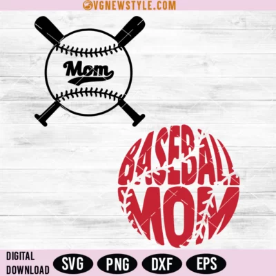 Baseball Mom Svg