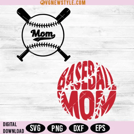 Baseball Mom Svg