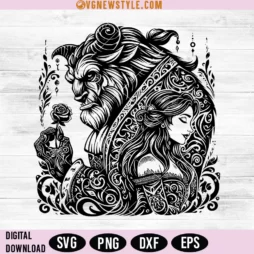 Beauty and The Beast Svg