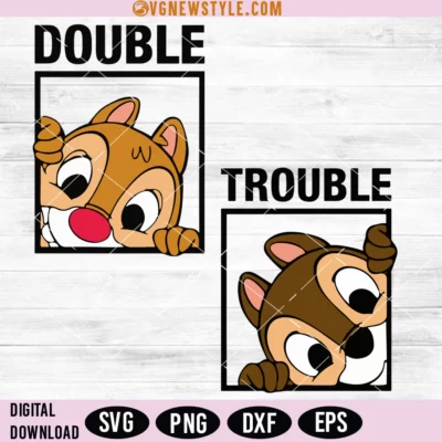 Chip and Dale Svg