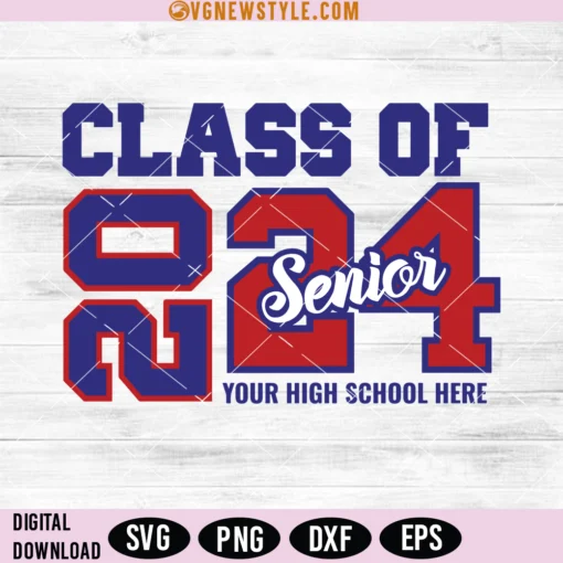 Class of 2024 Senior Svg