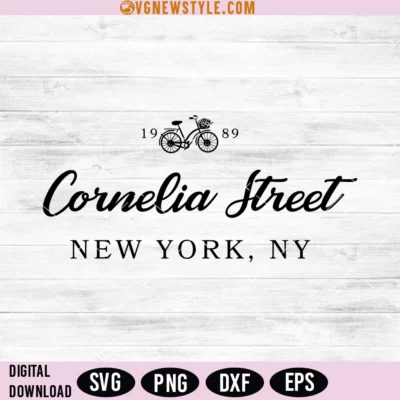 Cornelia Street Svg, Taylor Song Art Svg, Png, Digital Downloads 4 Cornelia Street Svg