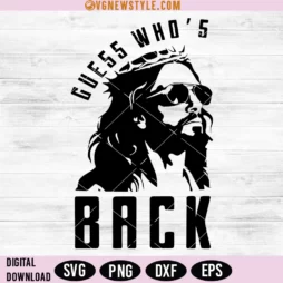 Easter Cool Jesus with Sunglasses Svg