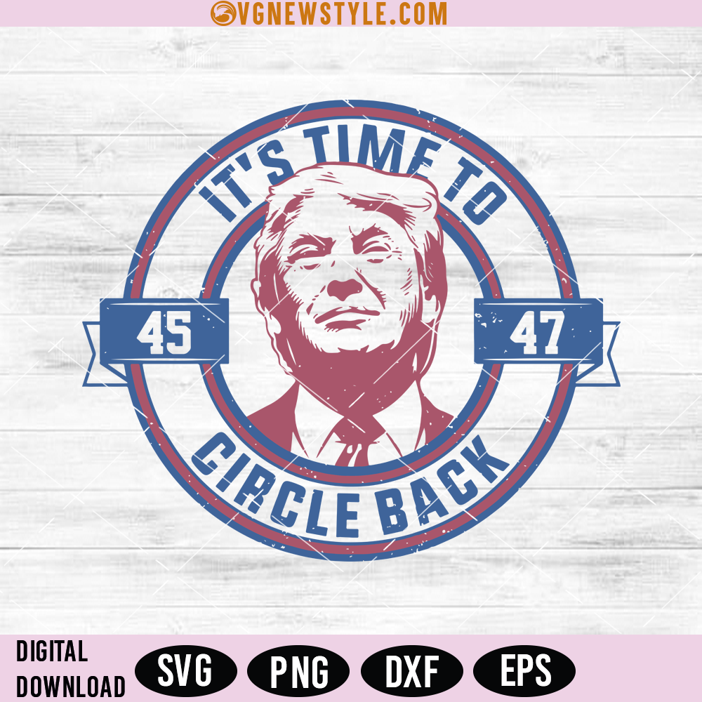 It's Time to Circle Back SVG - Fun Meeting Reminder 1 It's Time to Circle Back SVG