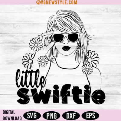 Little Swiftie Svg, Taylor The Eras Tour PNG, Digital Downloads 4 Little Swiftie Svg