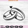 Marriage Rings Svg