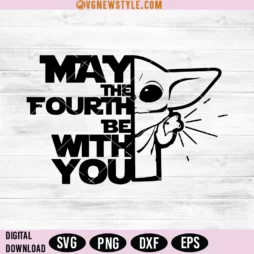 May the 4th Be With You Svg