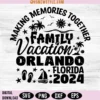 Orlando Family Vacation 2024 Svg