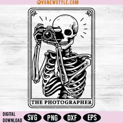 Photography Tarot Card SVG