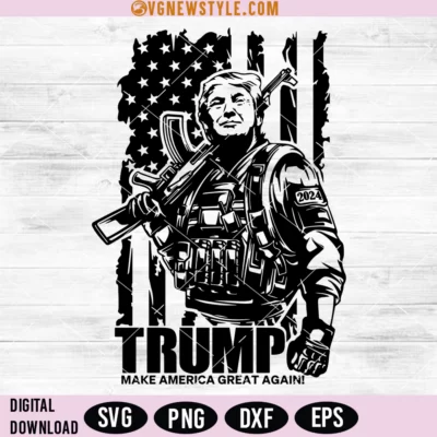 Trump 2024 Make America Great Again Svg | Political Campaign Clipart 4 Trump 2024 Make America Great Again Svg