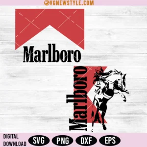 Marlboro Cowboy Wild West Svg