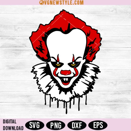 Halloween Clown SVG