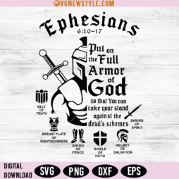 Ephesians 6-11 Svg Png