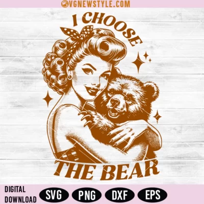 I Choose The Bear Svg