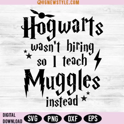 I Teach Muggles Svg